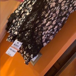 Sheer ALFANI blouse floral pattern